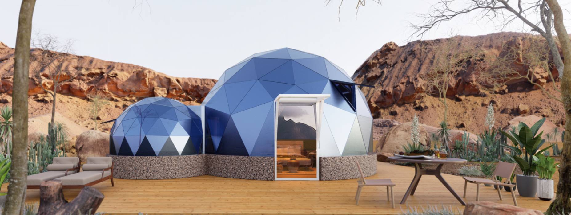 武穴市球形智能光伏玻璃星空房